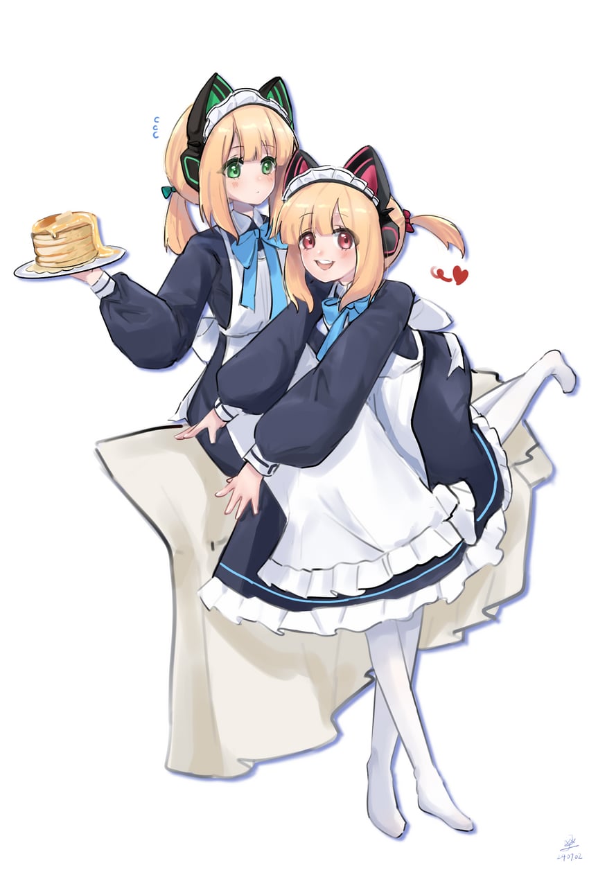 momoi and midori (blue archive) drawn by sang_yuchen