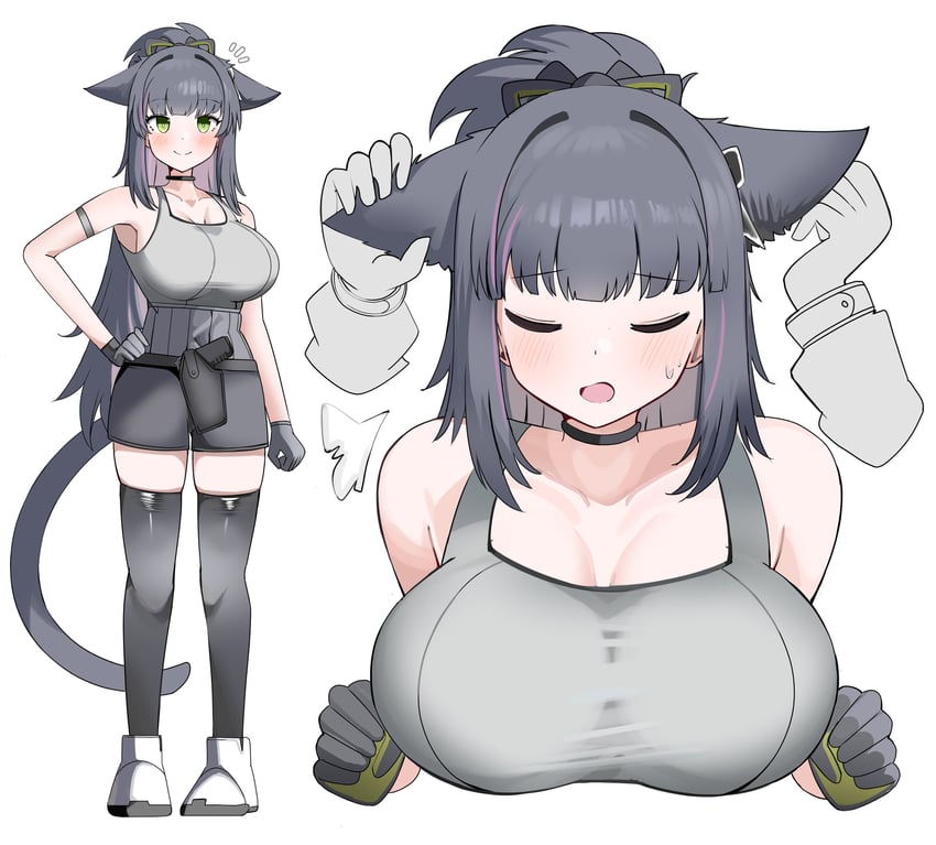 jessica and jessica the liberated (arknights) drawn by spam_(spamham4506)
