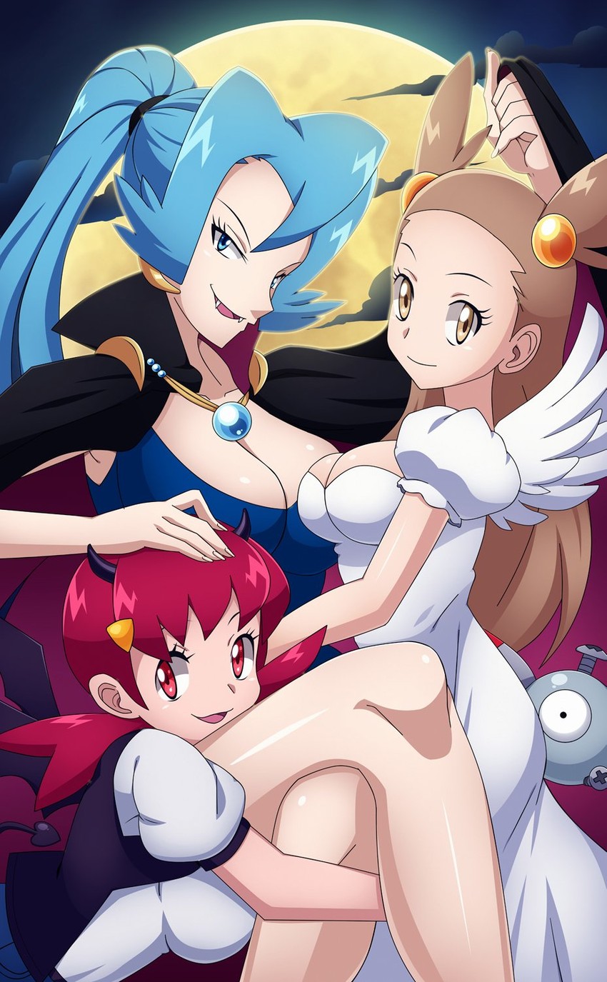 magnemite, jasmine, whitney, and clair (pokemon and 1 more) drawn by vivivoovoo