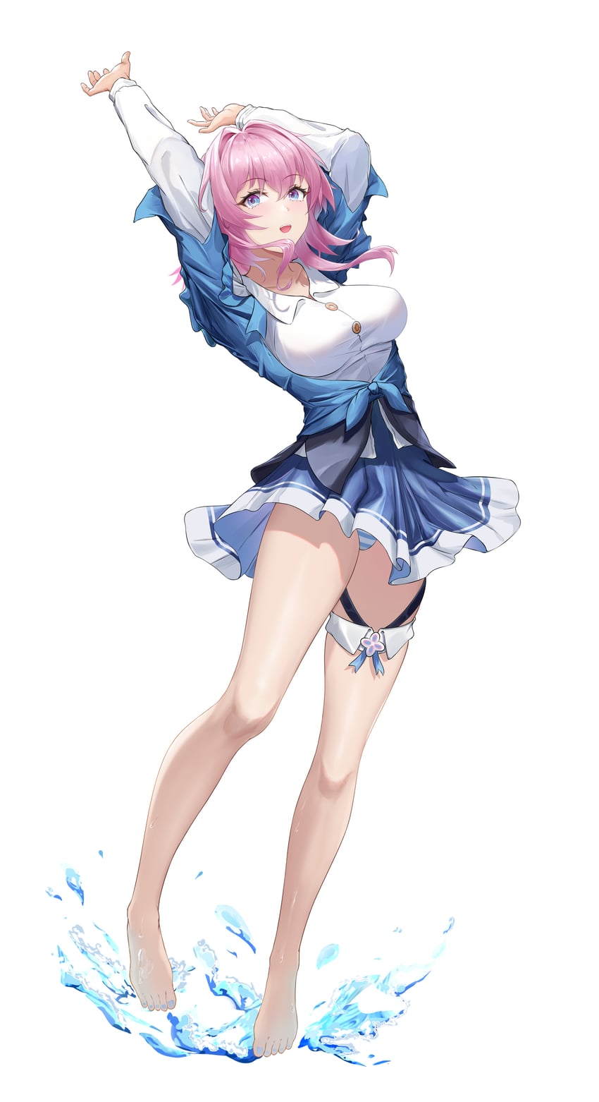 march 7th (honkai and 1 more) drawn by shirobako_srbk