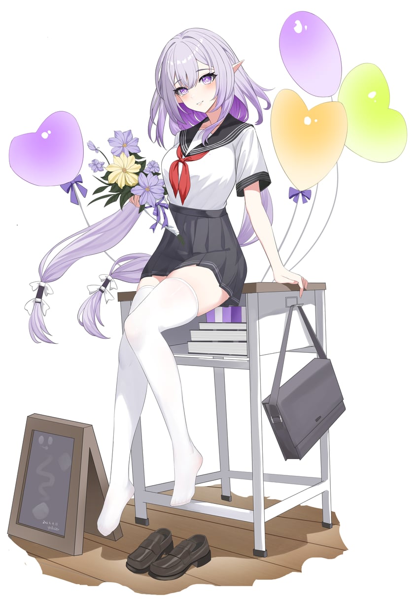 castorice (honkai and 1 more) drawn by lao_xi