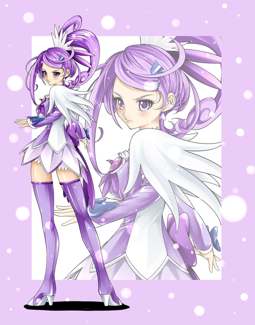 kenzaki makoto and cure sword (precure and 1 more) drawn by cai-man