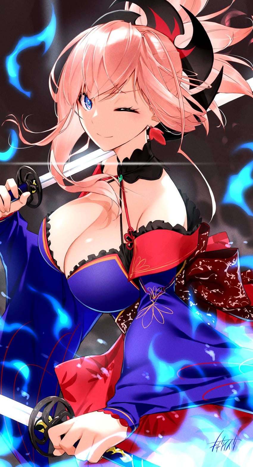 miyamoto musashi (fate and 1 more) drawn by tochi_keisuke