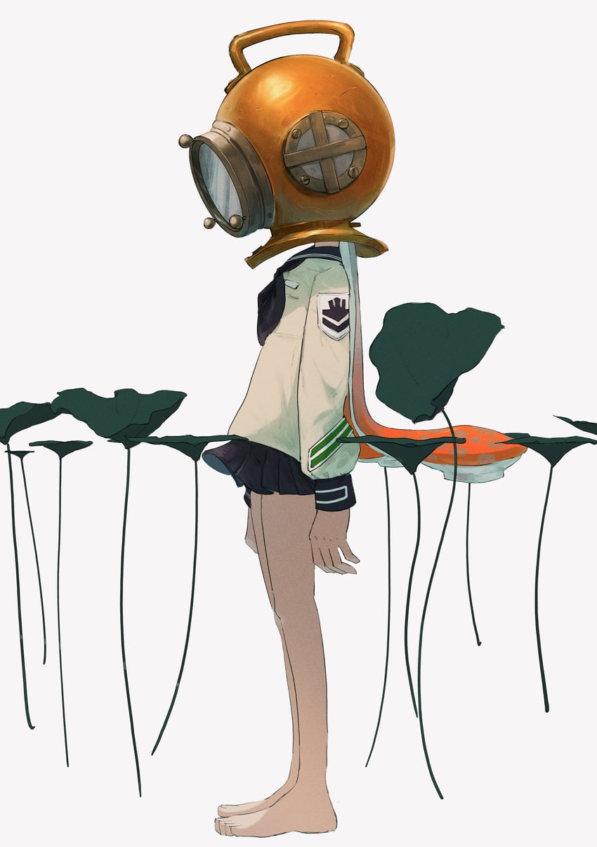 inkling player character and inkling girl (splatoon) drawn by pppmepl