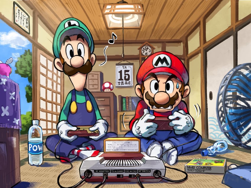 mario, luigi, snoutlet, and cackletta soul (mario and 3 more) drawn by ya_mari_6363