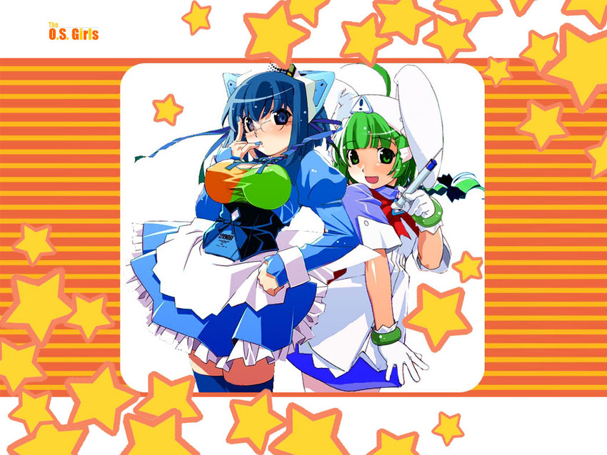 me-tan, 2k-tan, nakahara komugi, and kokubunji koyori (os-tan and 1 more) drawn by watanabe_akio