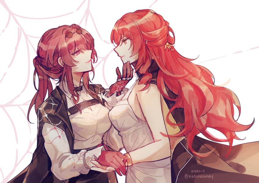 kafka and himeko (honkai and 1 more) drawn by kuri-s