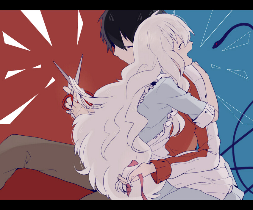 kozakura marry and kisaragi shintarou (kagerou project) drawn by jo-ka-asakiku