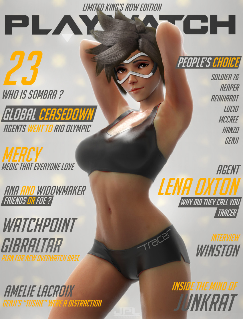 tracer (overwatch and 1 more) drawn by kevin_lumoindong