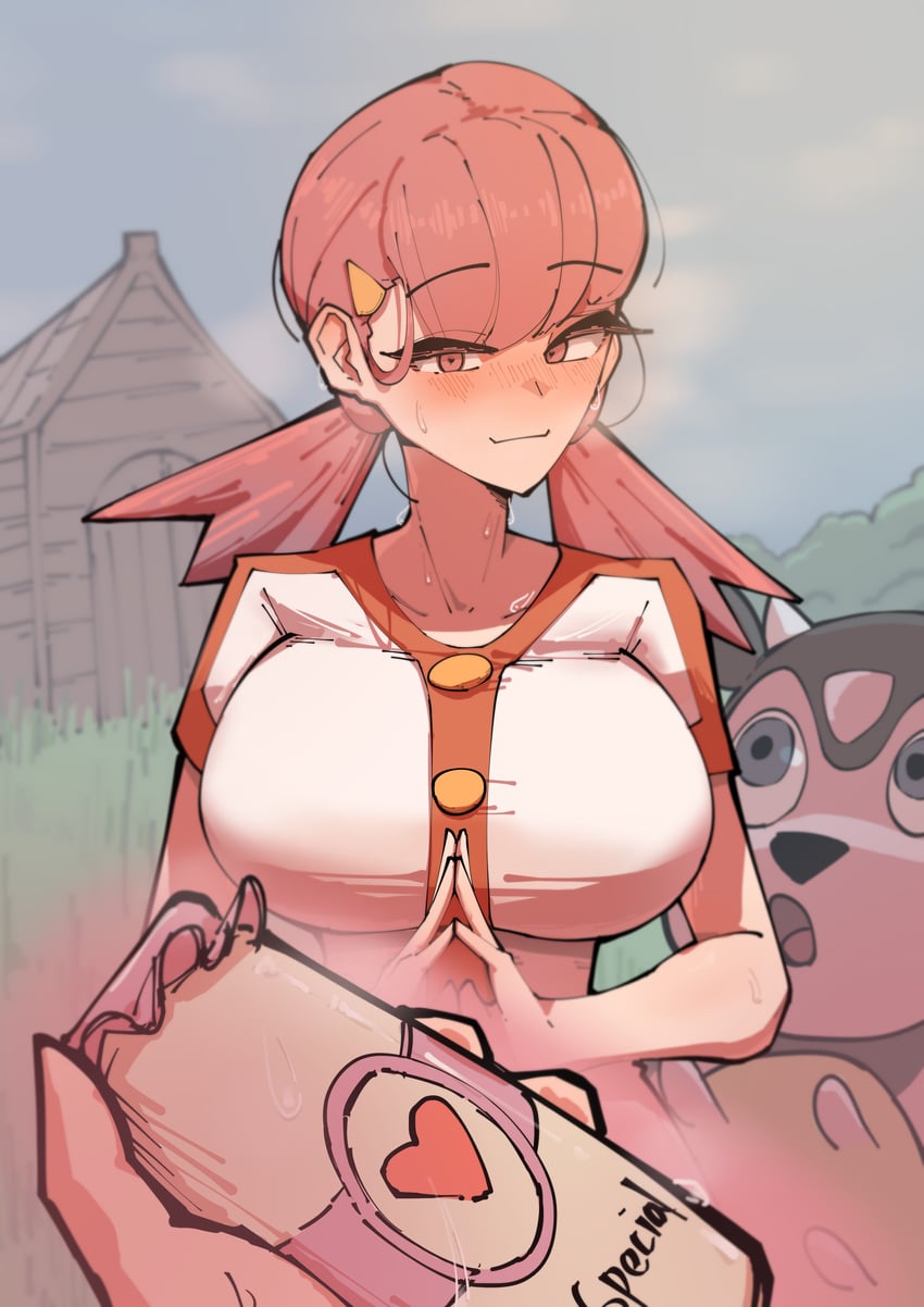 whitney and miltank (pokemon and 1 more) drawn by azz0422