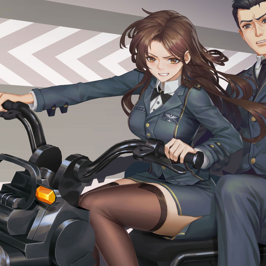zhang beihai and dongfang yanxu (remembrance of earth's past) drawn by xzu