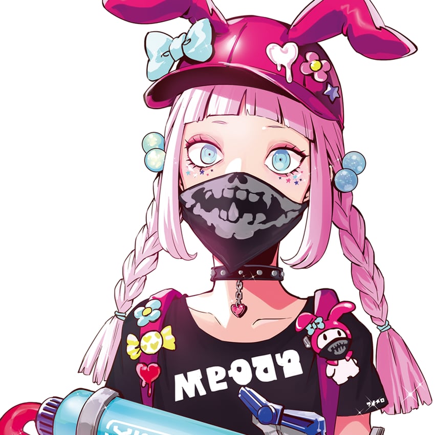 my melody (splatoon and 2 more) drawn by puppeteer7777