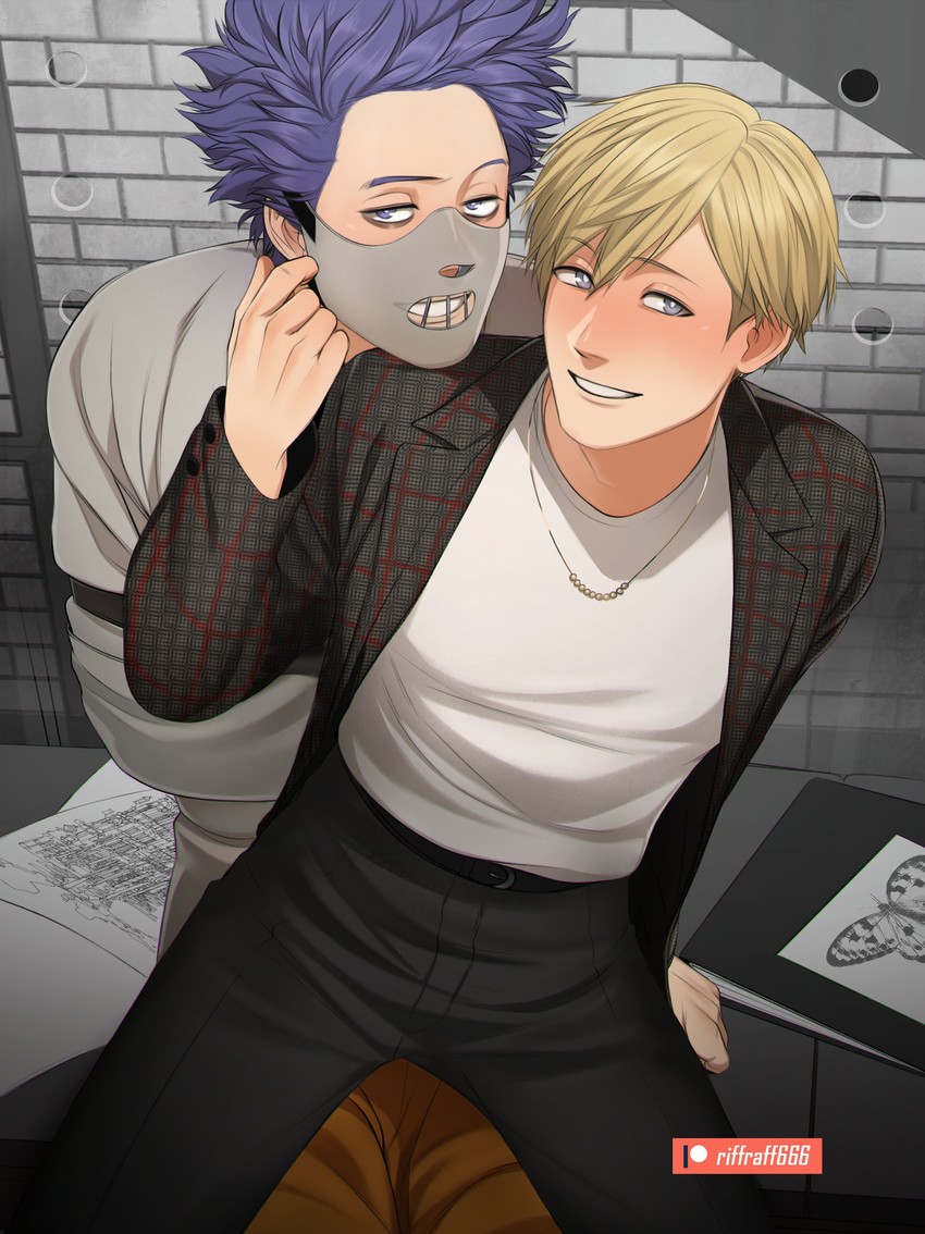 shinso hitoshi, hannibal lecter, monoma neito, and clarice starling (boku no hero academia and 1 more) drawn by riffraffhellyea