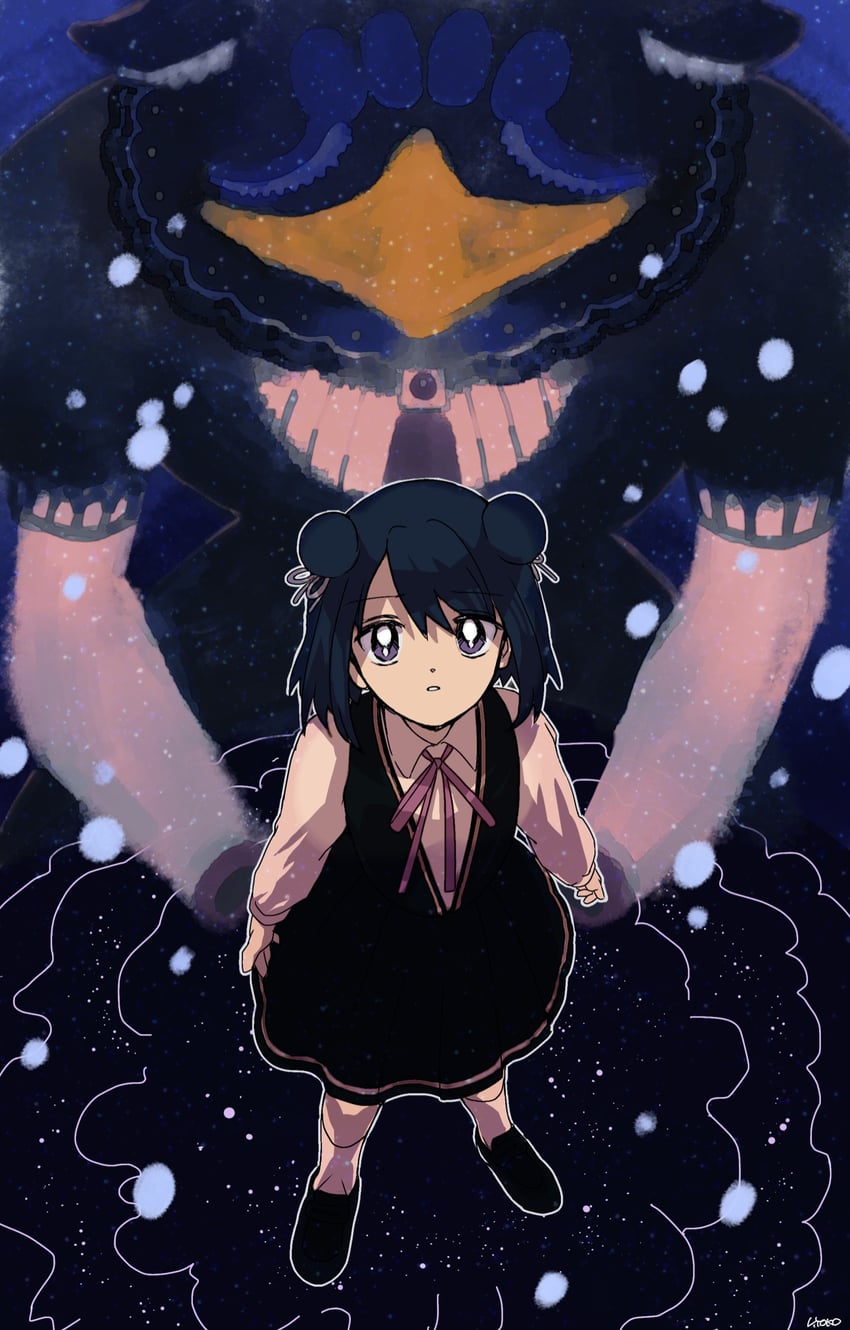 kuroe and ichizo (mahou shoujo madoka magica and 1 more) drawn by uwded_207