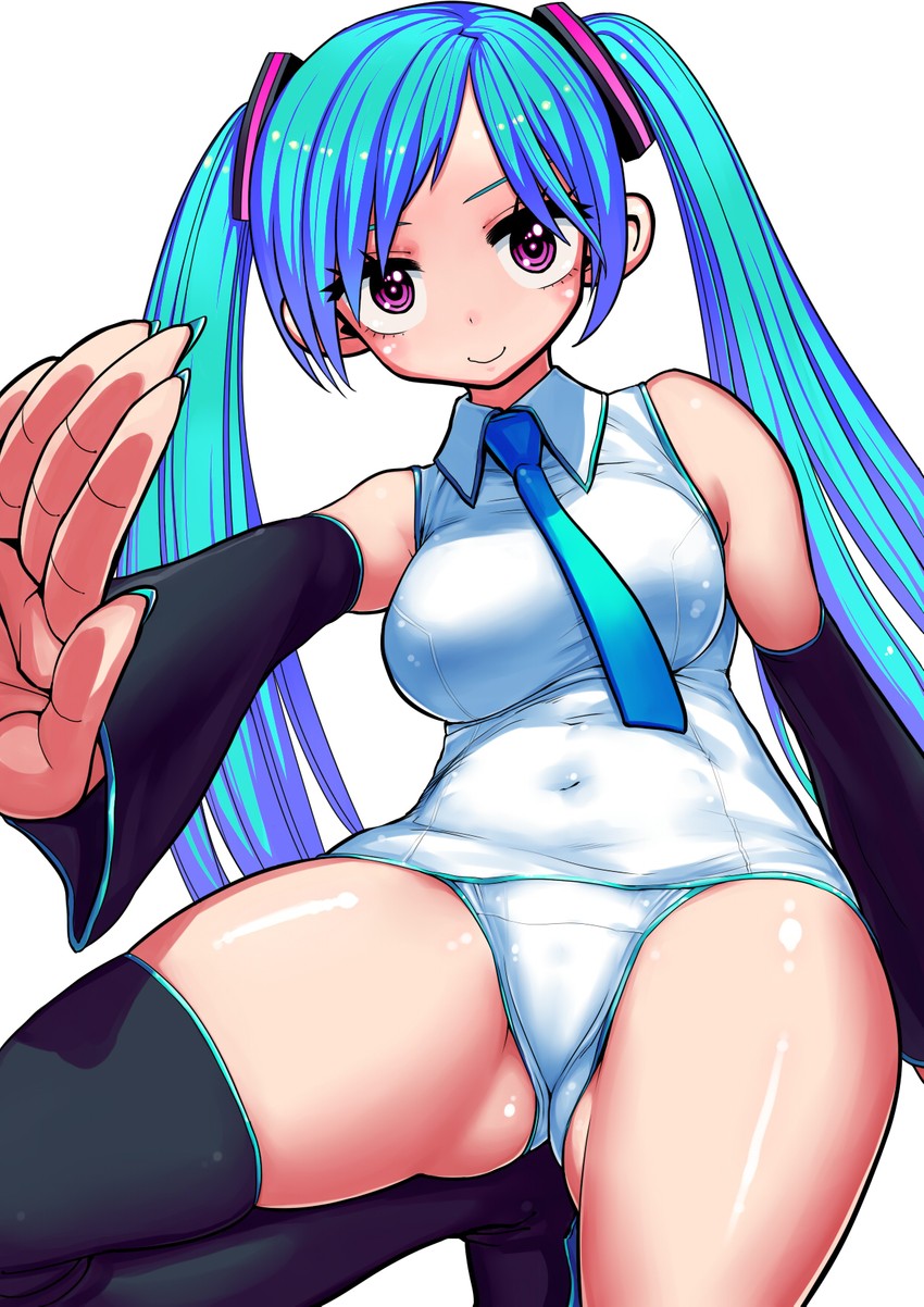 hatsune miku (vocaloid) drawn by jouyama_yui