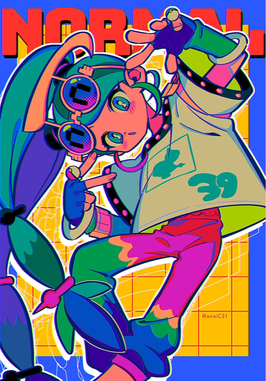 hatsune miku and normal miku (pokemon and 2 more) drawn by menma_(enaic31)