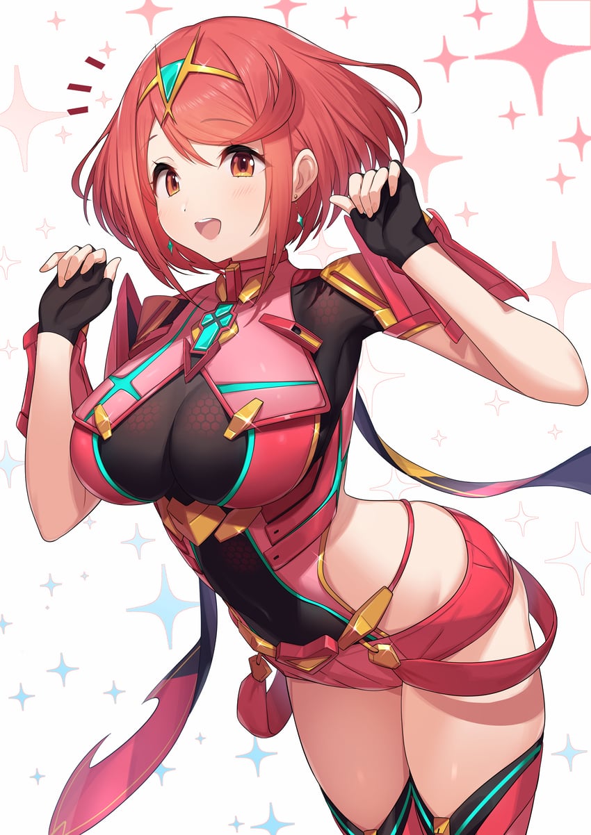 pyra (xenoblade chronicles and 1 more) drawn by green322