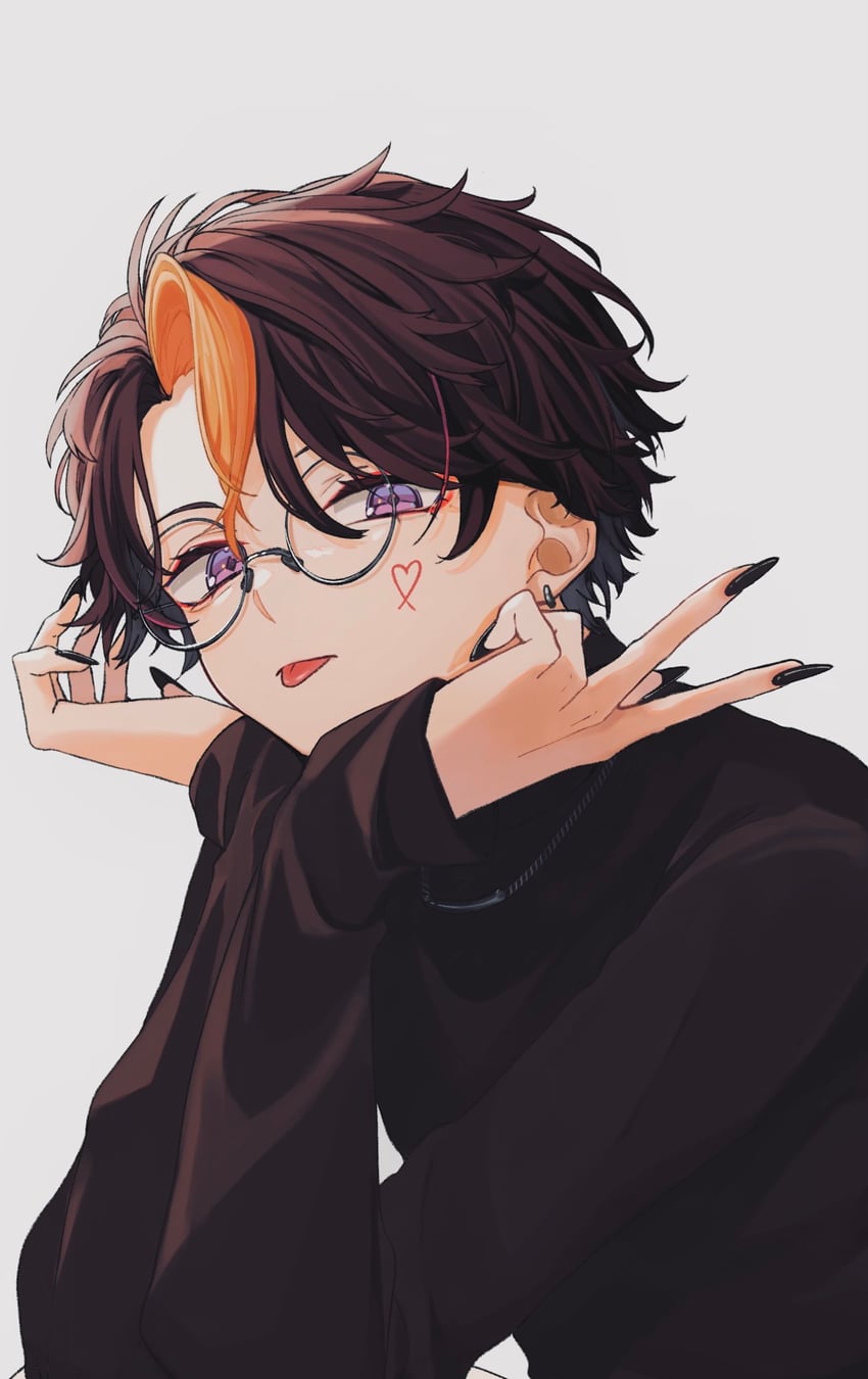 shu yamino (nijisanji and 1 more) drawn by uku_(palette_pnrp)