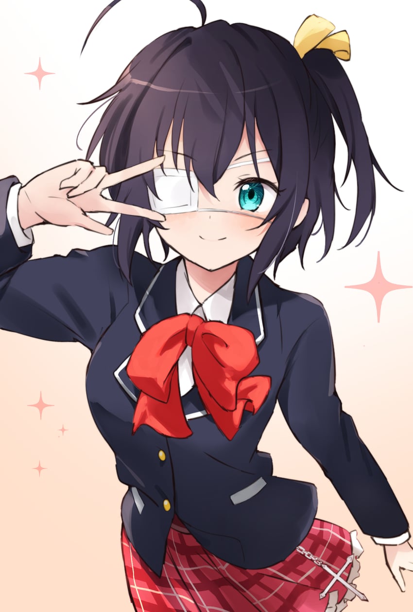 takanashi rikka (chuunibyou demo koi ga shitai!) drawn by ririka_(ab-yuri)