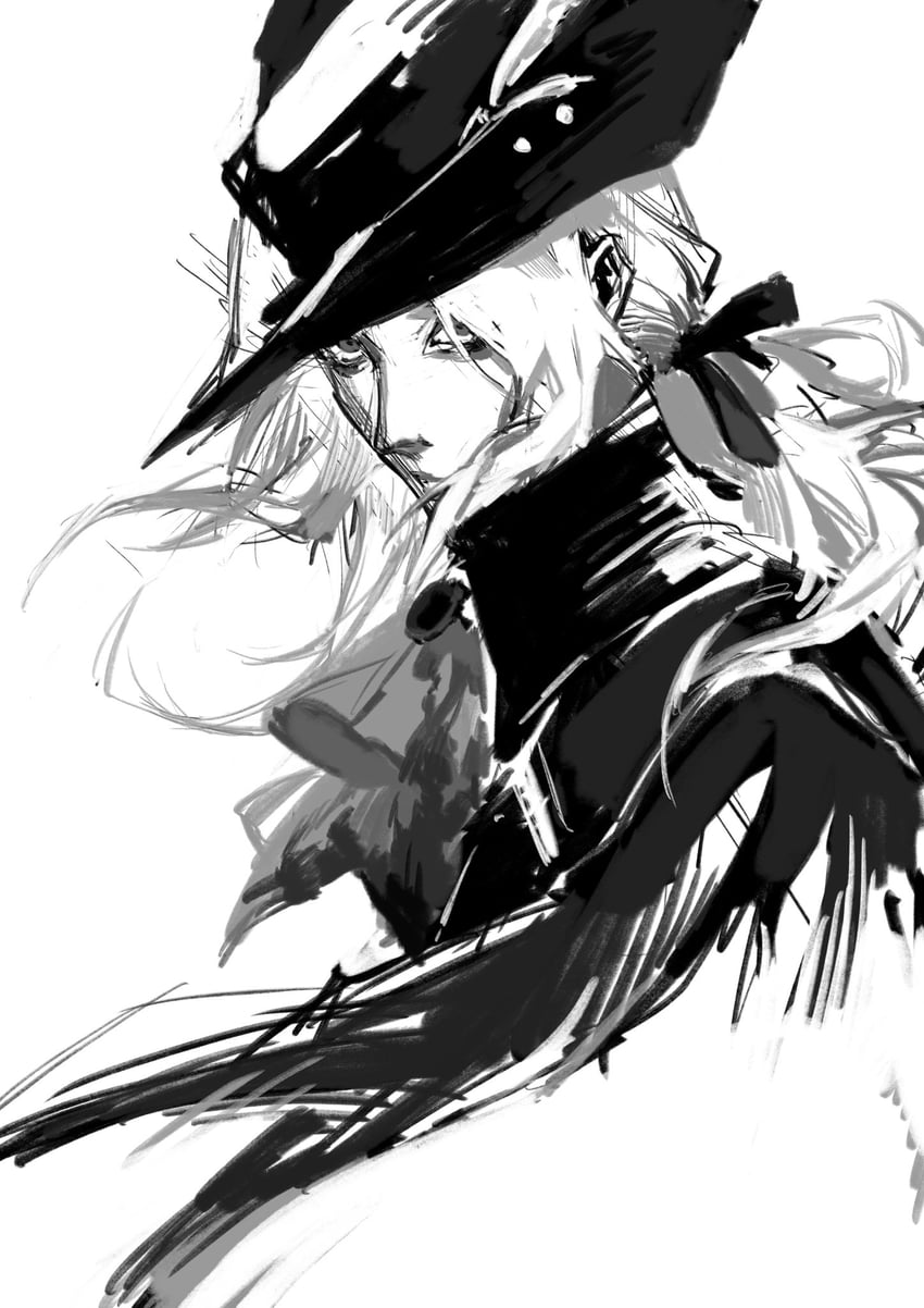 lady maria of the astral clocktower (bloodborne) drawn by jiao_chang