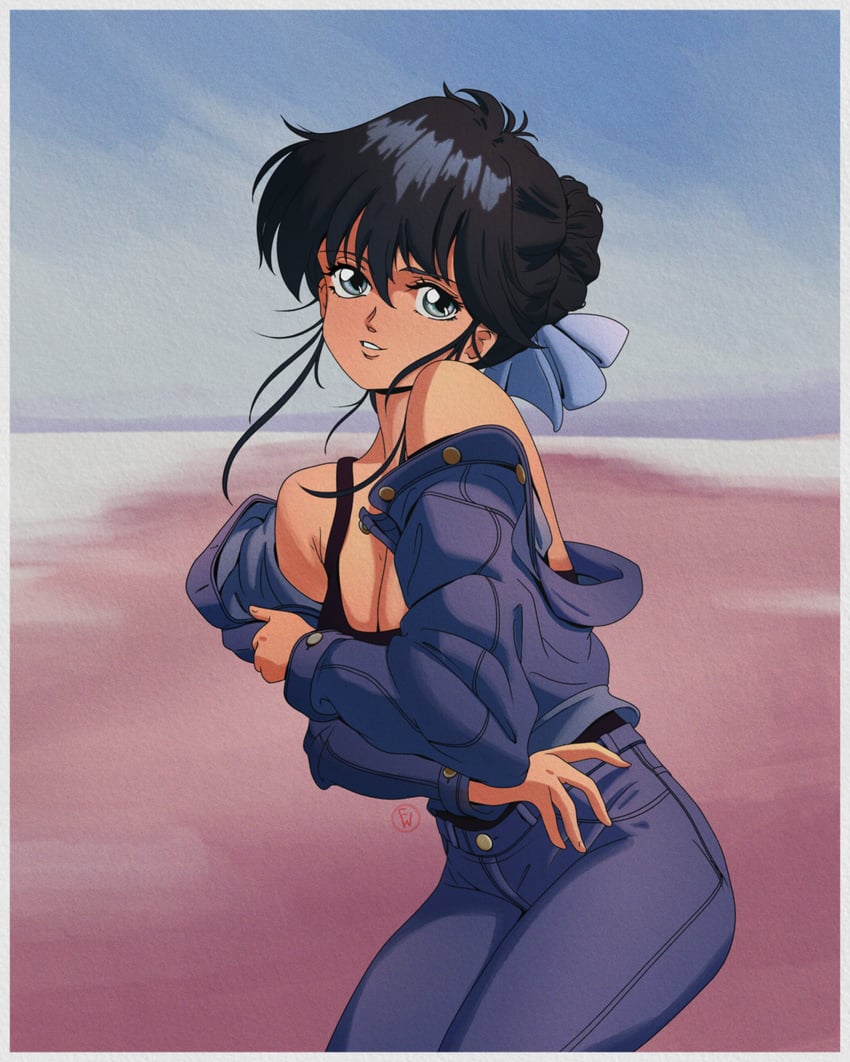 ayukawa madoka and matsumoto izumi (kimagure orange road) drawn by fritz_willie