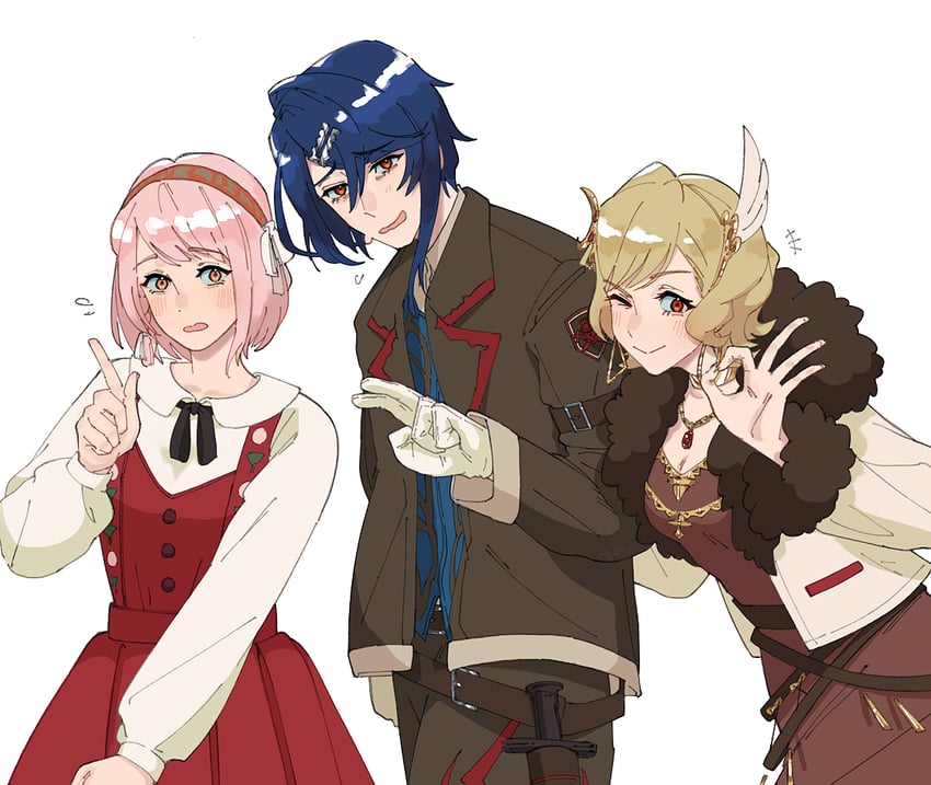lapis, citrinne, and alcryst (fire emblem and 1 more) drawn by mawiwuwi