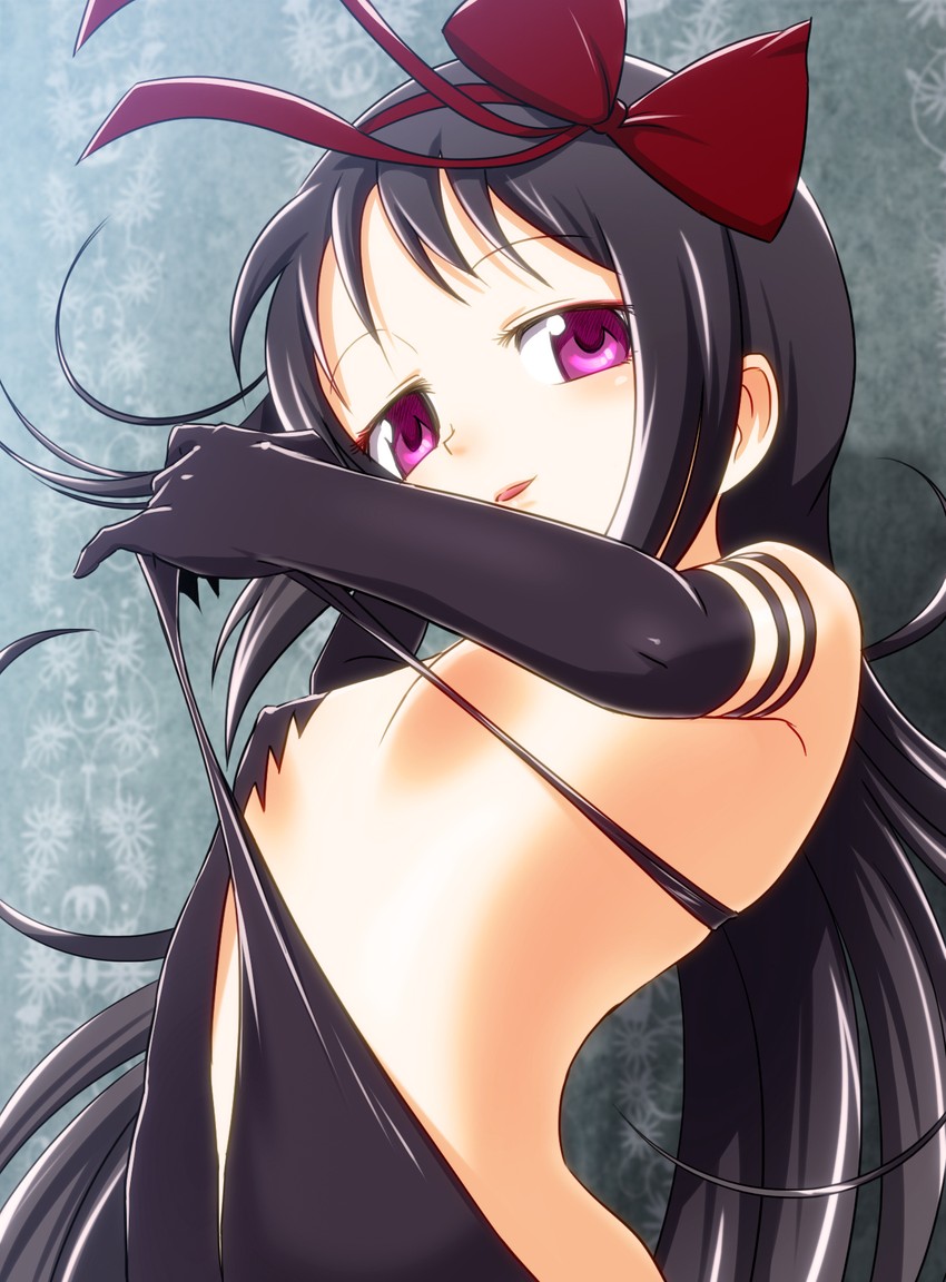 akemi homura and akuma homura (mahou shoujo madoka magica and 1 more) drawn by sat-c