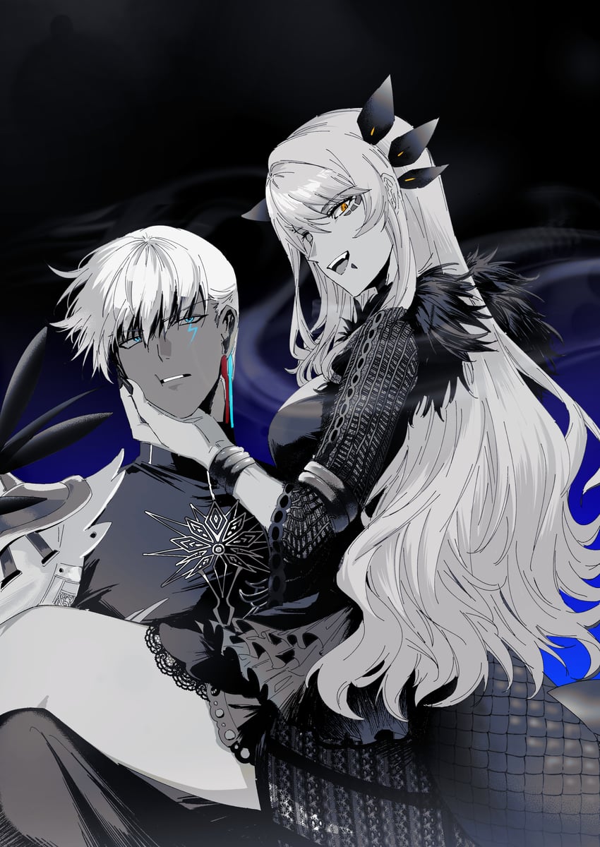 vritra and indra (fate and 1 more) drawn by loolook and phanta