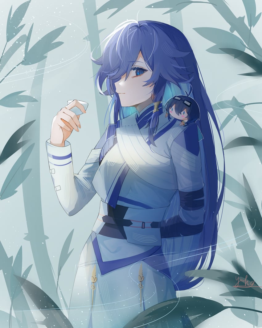 fu hua (honkai and 1 more) drawn by yuha6666