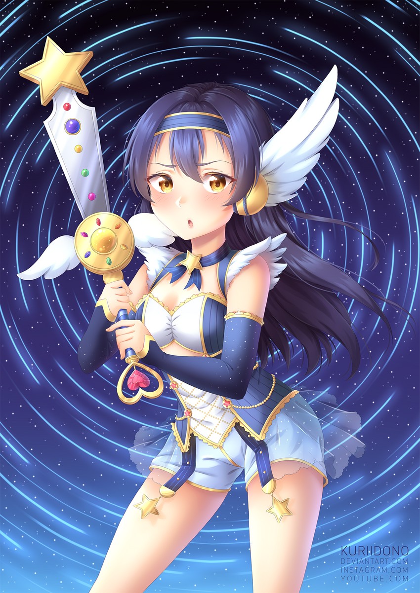 sonoda umi (love live! and 2 more) drawn by kuriidono