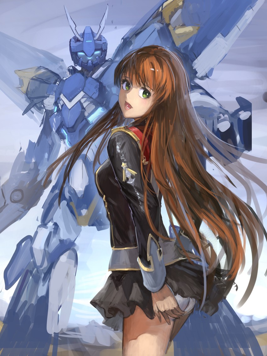 setsuko ohara and balgora glory (super robot wars and 2 more) drawn by jeanex