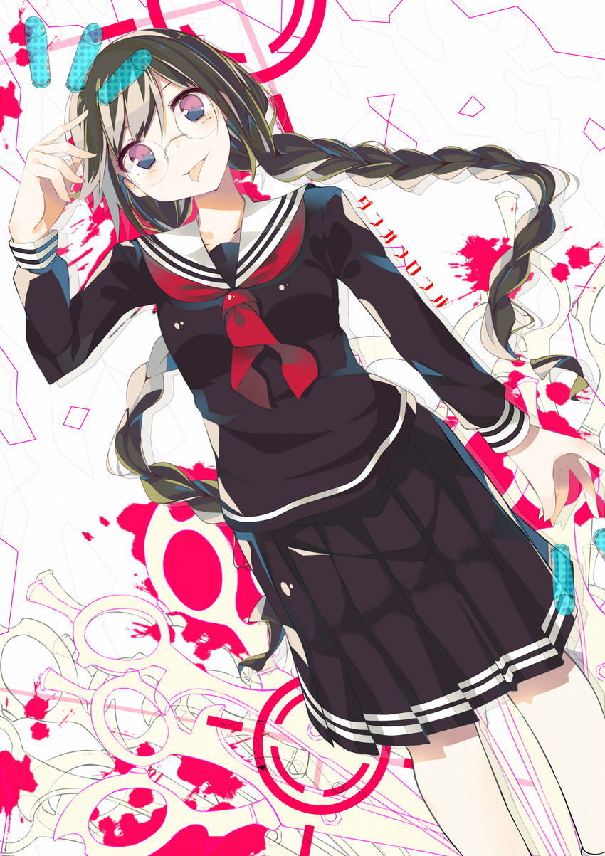 fukawa toko (danganronpa and 1 more) drawn by benio_(dontsugel)