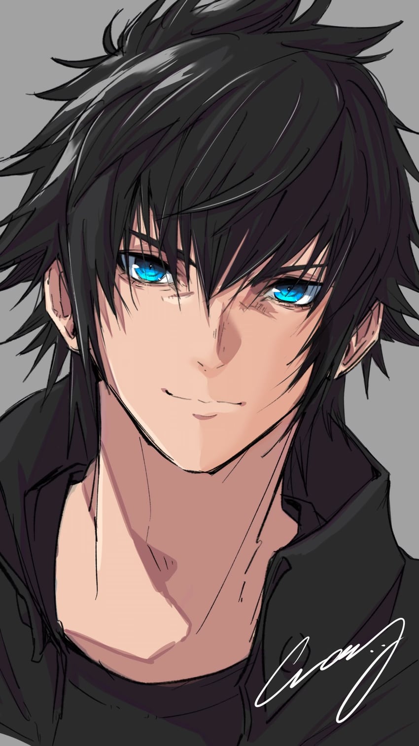 noctis lucis caelum (final fantasy and 1 more) drawn by crazy02oekaki