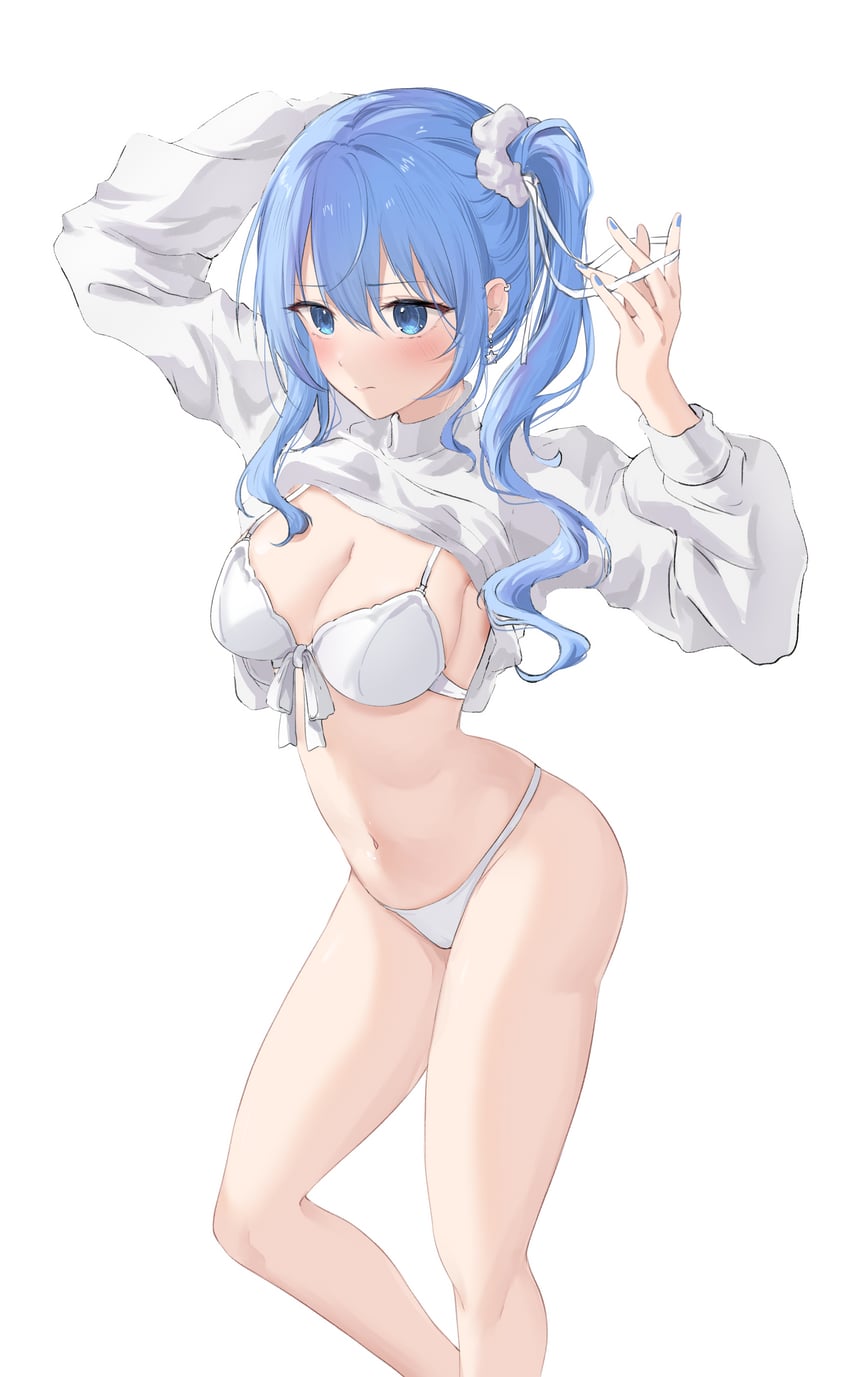 hoshimachi suisei (hololive) drawn by feint721