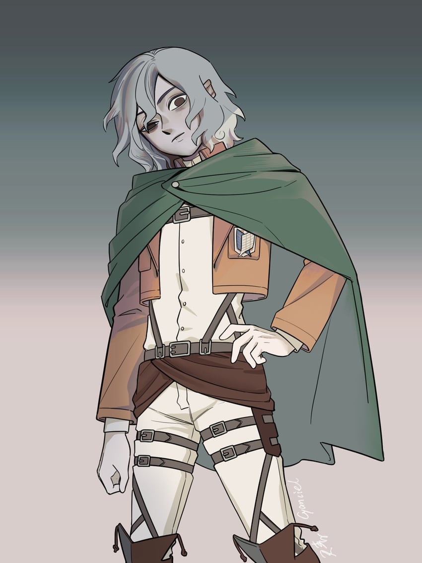 mithrun (shingeki no kyojin and 1 more) drawn by tqcyanciel