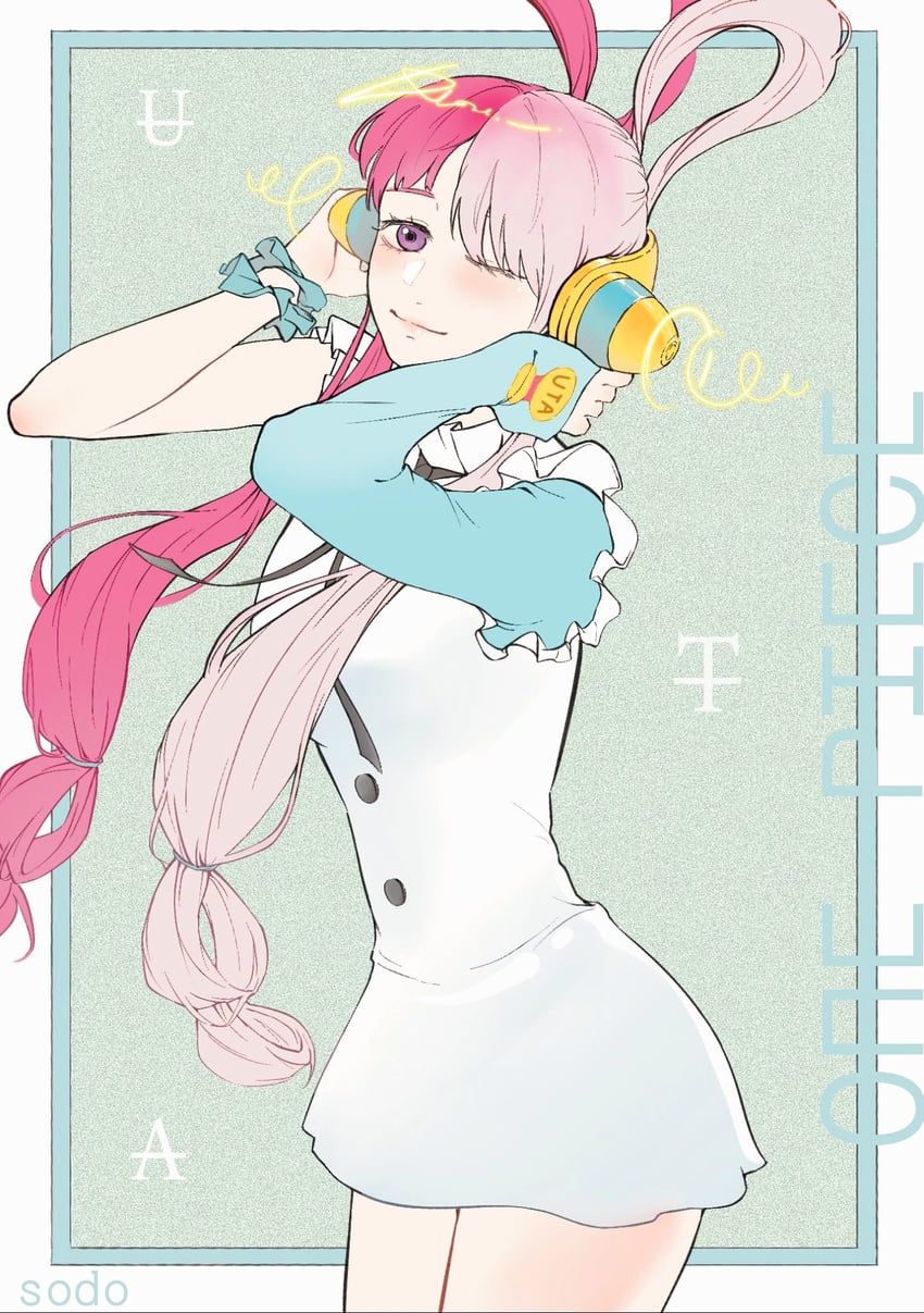 uta (one piece and 1 more) drawn by sodo1758love