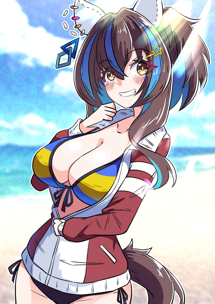 daitaku helios (umamusume) drawn by akkunz