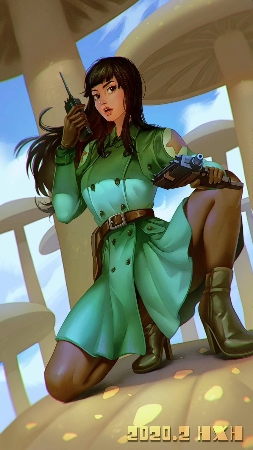 mai (dragon ball) drawn by halhe