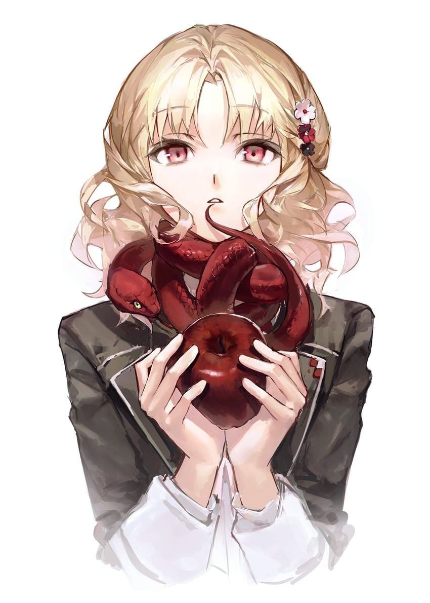 komori yui, sakamaki ayato, and serpent (diabolik lovers) drawn by iuew