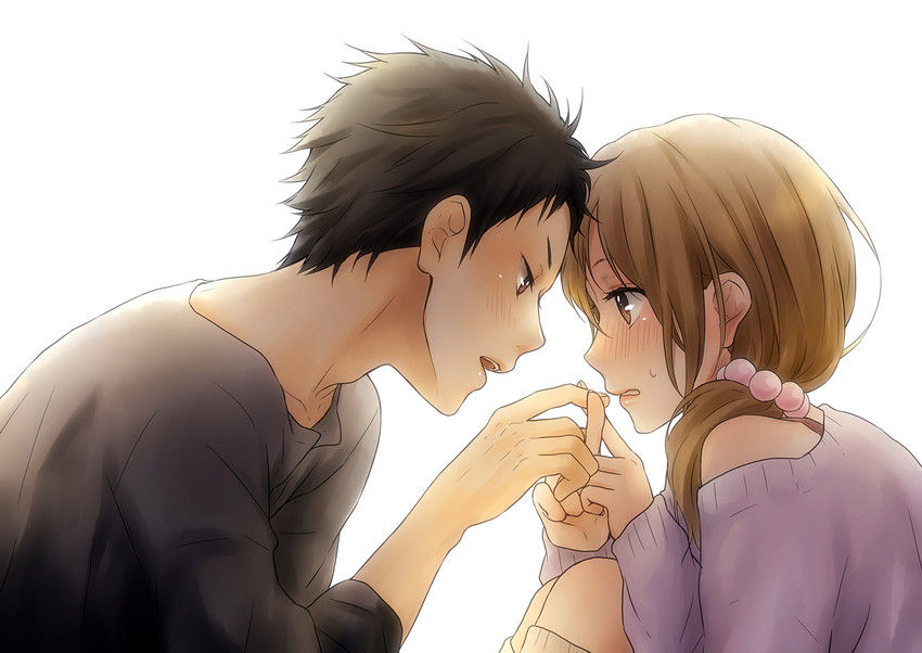 natsume asako and sasahara souhei (tonari no kaibutsu-kun) drawn by rito453