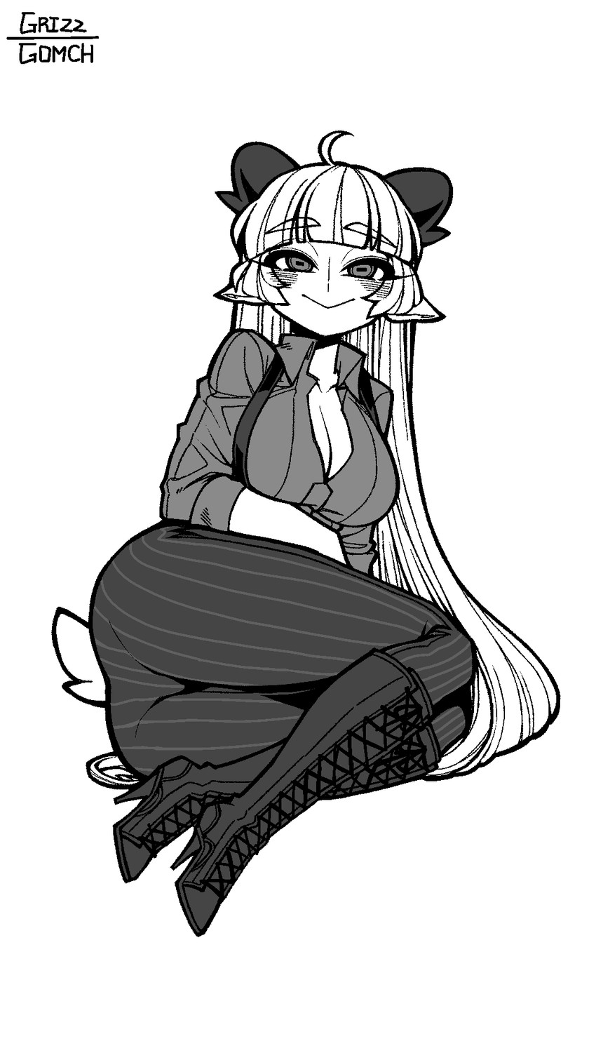 baphomet (original and 1 more) drawn by grizz