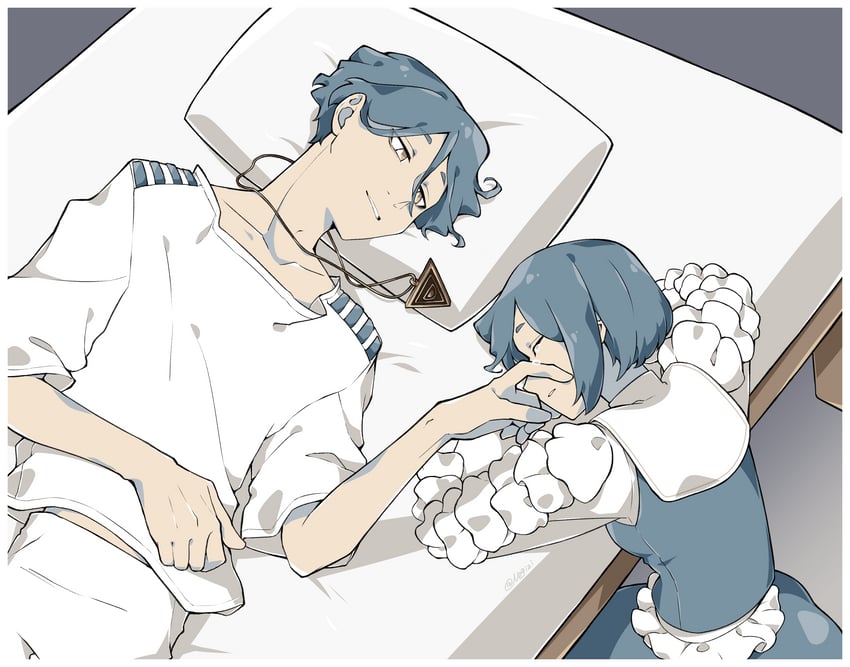 fukurai azami and kisaragi ayumi (toshi densetsu kaitai center) drawn by nogizi