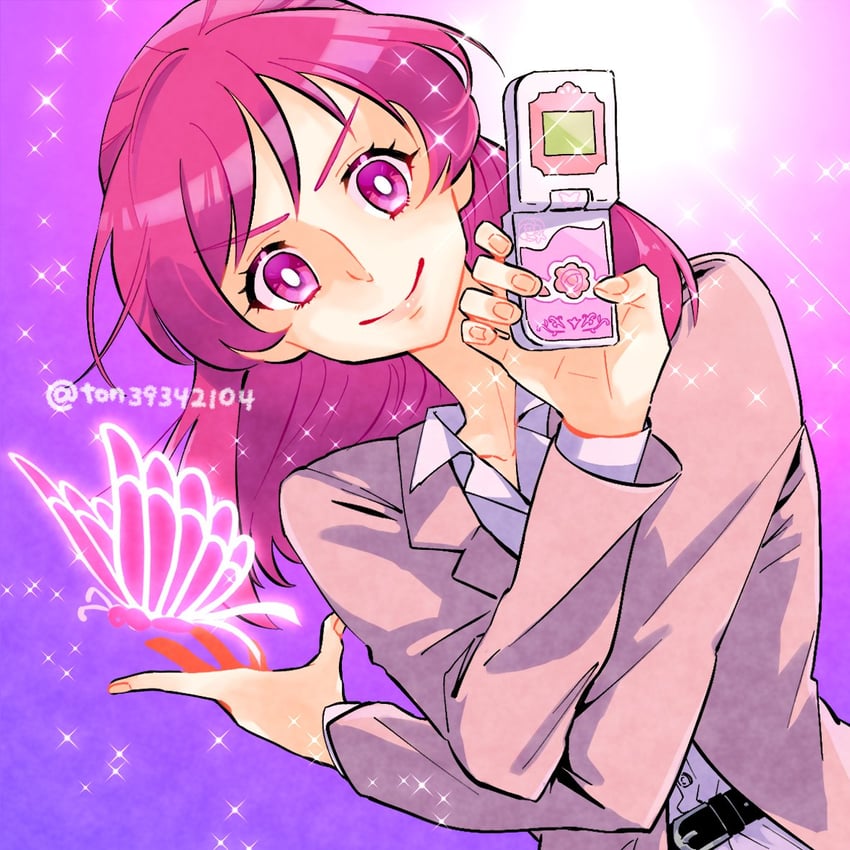 yumehara nozomi (precure and 1 more) drawn by ton_(ton39342104)