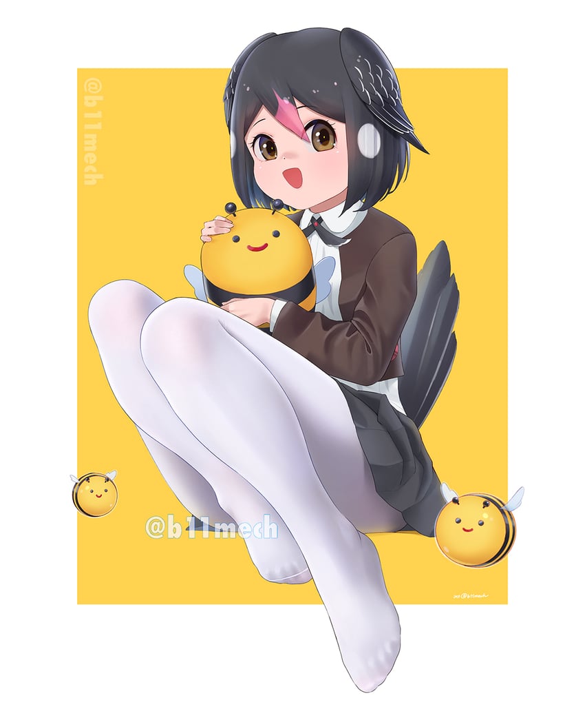greater honeyguide (kemono friends and 1 more) drawn by beleven