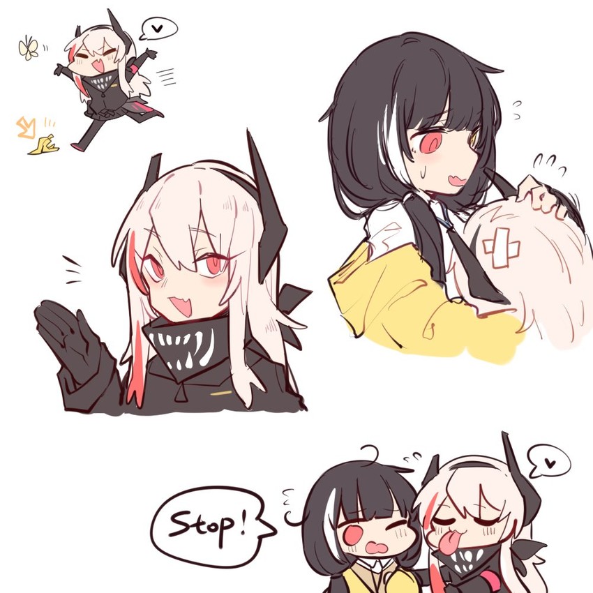 m4 sopmod ii and ro635 (girls' frontline) drawn by zocehuy