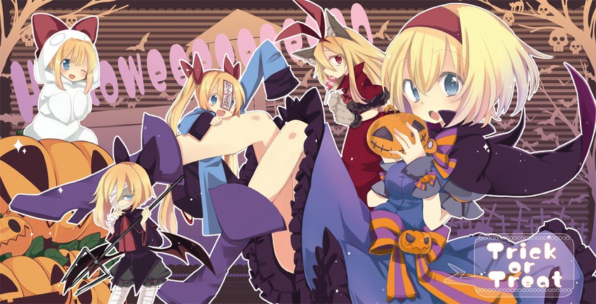 alice margatroid, shanghai doll, and hourai doll (touhou) drawn by oinari_(tensaizoku)