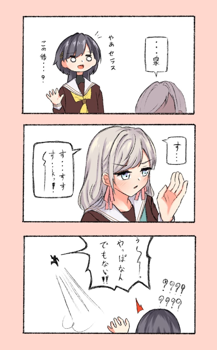 ceras yanagida lilienfeld and katsuragi izumi (love live! and 1 more) drawn by mikanon