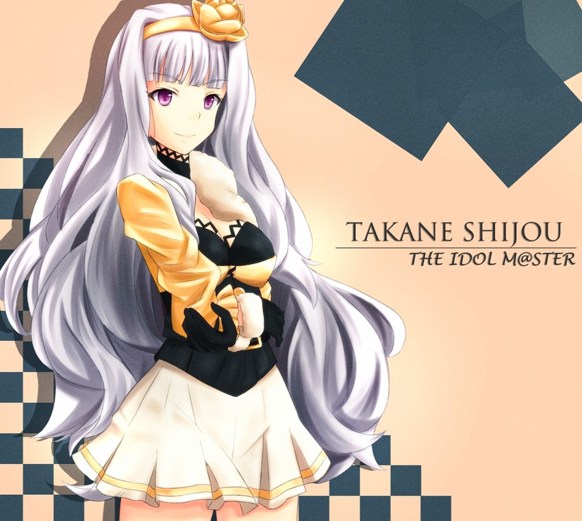 shijou takane (idolmaster and 1 more) drawn by gofukiimo_(psempsemn)
