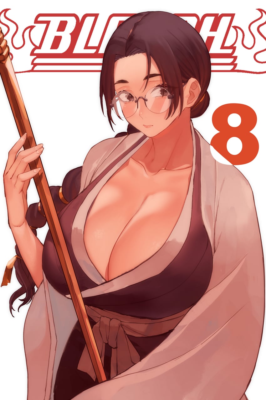 katori batsuunsai (bleach and 1 more) drawn by blood_hood