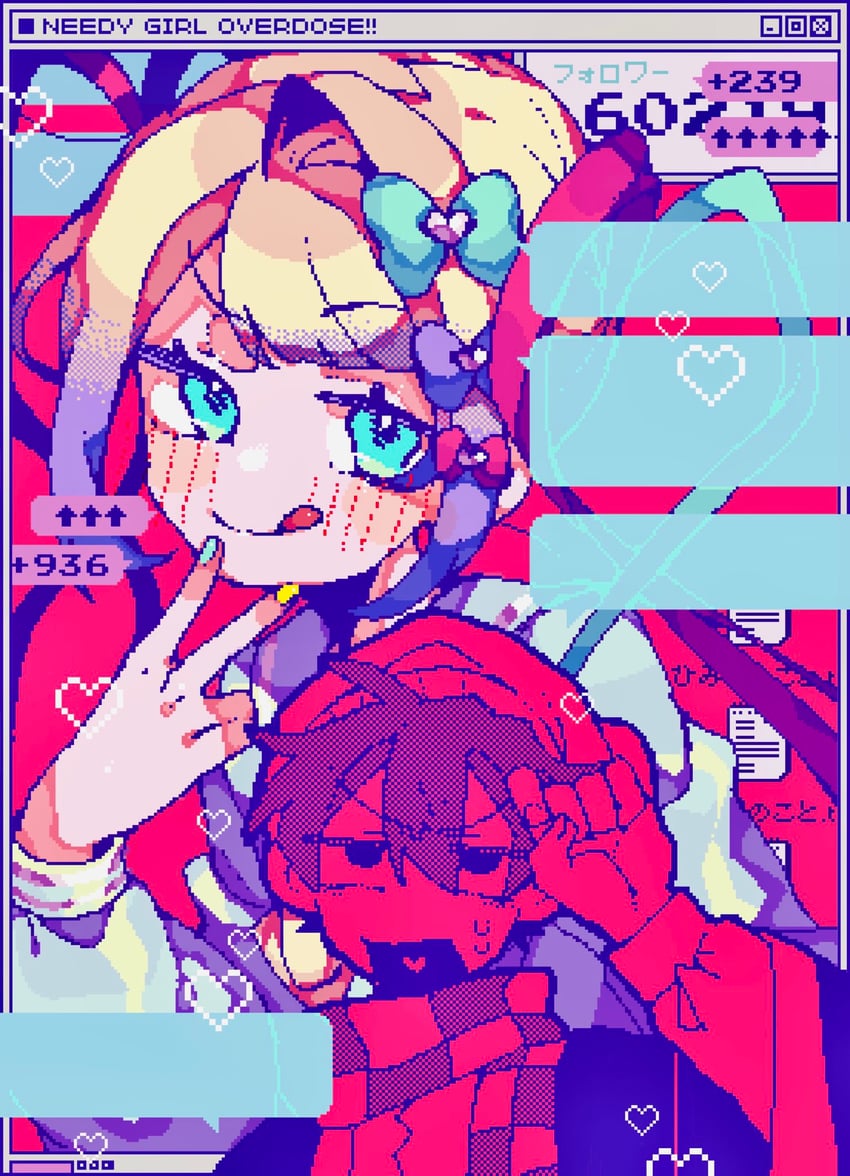 chouzetsusaikawa tenshi-chan and rader (vspo! and 1 more) drawn by 0141_egg